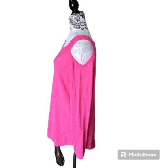 Rickis Pink Cold Shoulder Sweater Sz Large - Picture 4 of 5